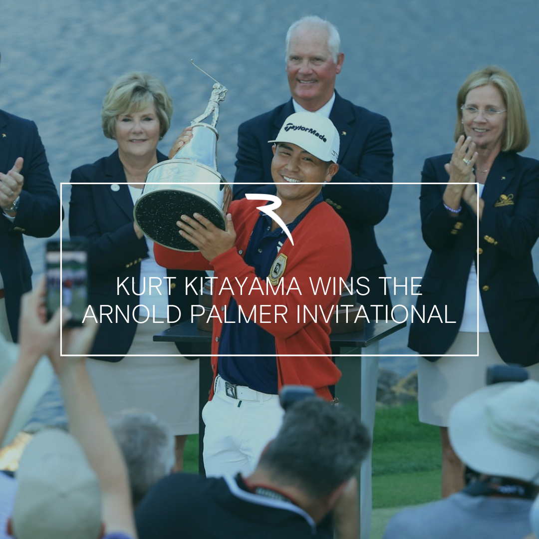 Kurt kitayama wins the arnold palmer invitational wearing luxury italian sportswear brand chervo