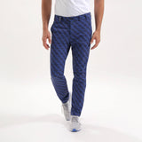 START | 4 WAY STRETCH WELT POCKET PRINTED TROUSERS - Chervò USA