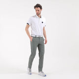 START | 4 WAY STRETCH WELT POCKET PRINTED TROUSERS - Chervò USA