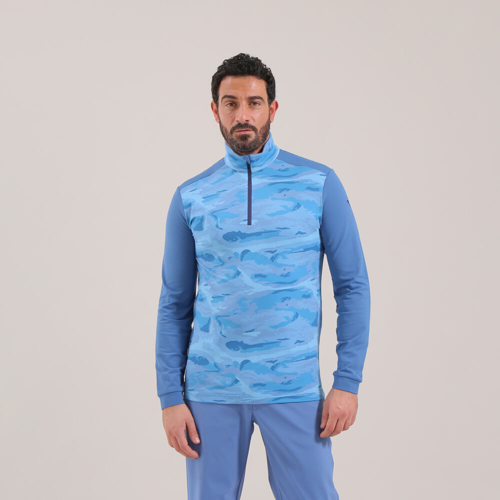 TROTTER | CAMO PRO THERM® QUARTER ZIP - Chervò USA