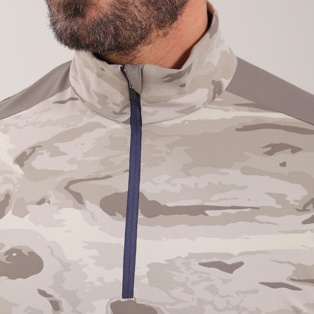 TROTTER | CAMO PRO THERM® QUARTER ZIP - Chervò USA