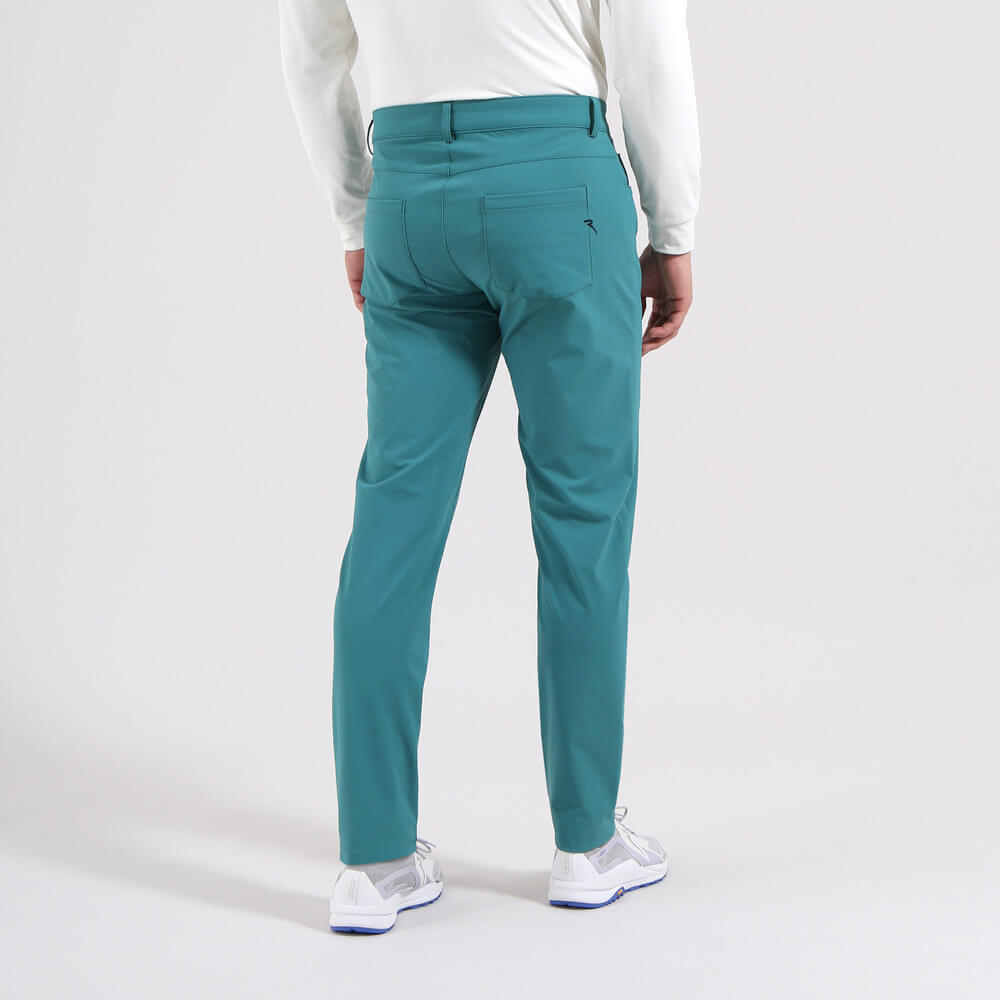 Cotton trousers slim fit Color light turquoise - RESERVED - 1076O-60X