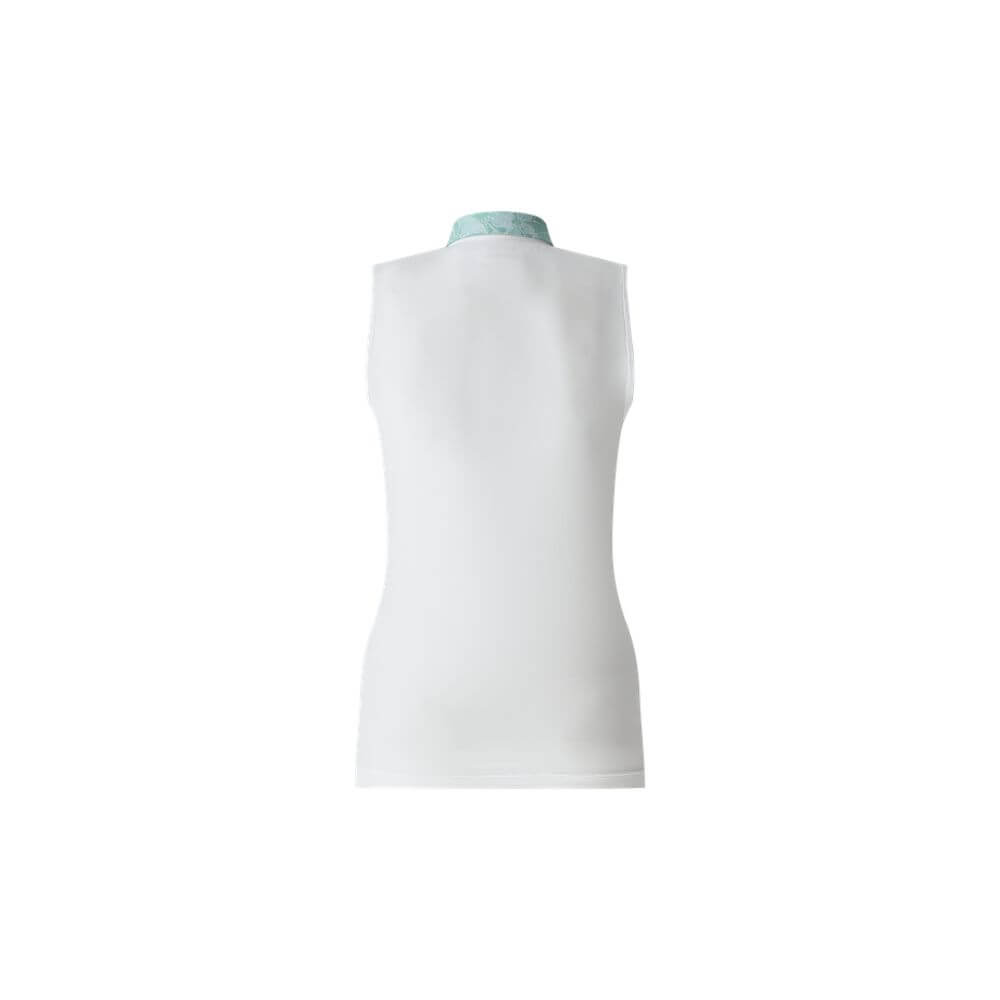 AZULES | LIGHTWEIGHT SUNBLOCK® SLEEVELESS JERSEY POLO - Chervò USA