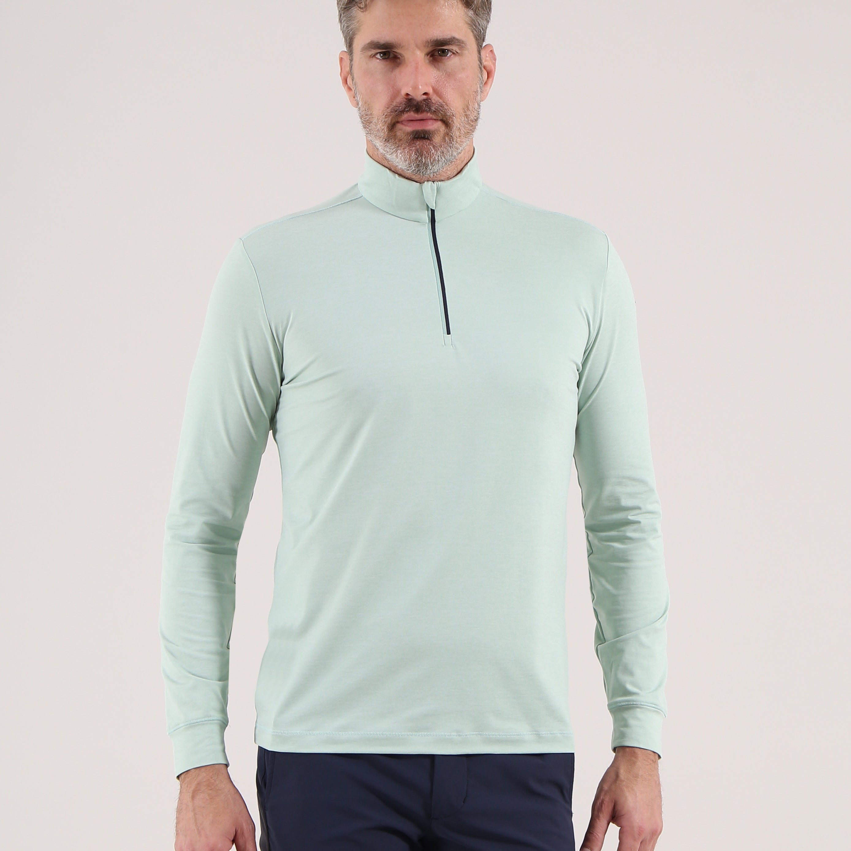 TAKEOFF | SUNBLOCK® MELANGE QUARTER ZIP - Chervò USA