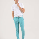 SASSETTO | FOUR WAY STRETCH WELT POCKET TROUSERS - Chervò USA